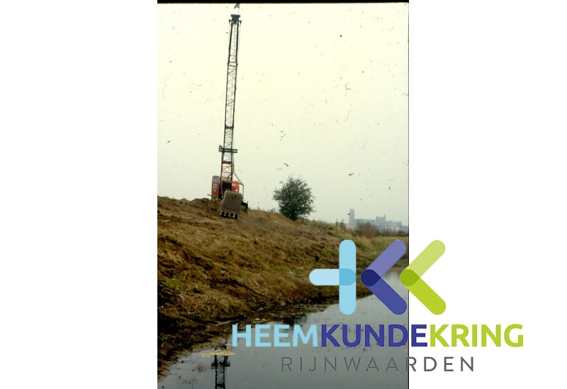 Dam versterking in de Oude Rijn F00002569